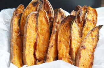 AIR FRYER SWEET POTATO WEDGES