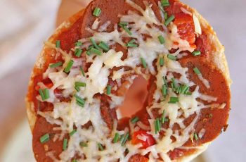 air fryer Vegan pizza bagels