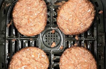 Air Fryer Frozen Hamburgers