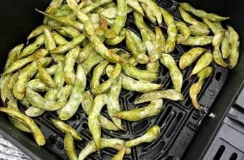 Air Fryer Roasted Edamame Recipe