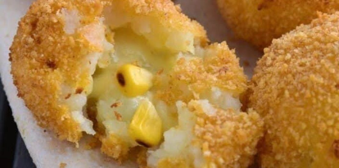 Air fried Potato cheese balls recipe