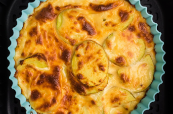 Cheesy Air Fryer Scalloped Potatoes