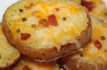 Air Fryer Sliced Baked Potatoes