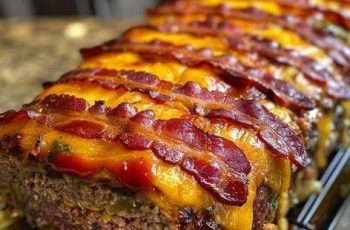 Air Fryer Bacon Cheeseburger Meatloaf