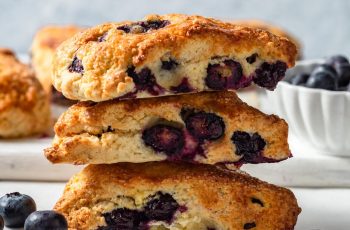 Air Fryer Blueberry Scones