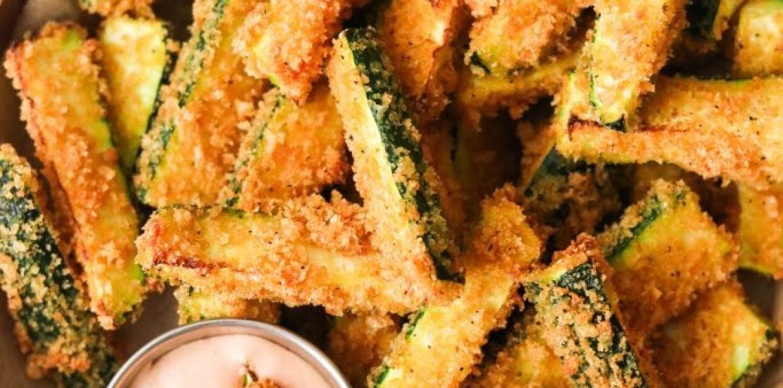 Air Fryer Garlic and Parmesan Zucchini Fries Recipe Air Fryer Zucchini Fries