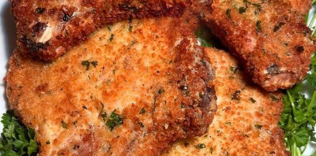 Air Fryer Parmesan Fried Pork Chops Recipe Air Fryer Parmesan Fried Pork Chops Recipe