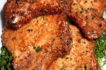 Air Fryer Parmesan Fried Pork Chops Recipe