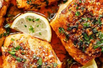 Air Fryer Lemon Butter Baked Cod