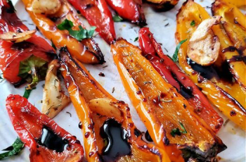 Deliciously Easy Air Fryer Roasted Sweet Peppers