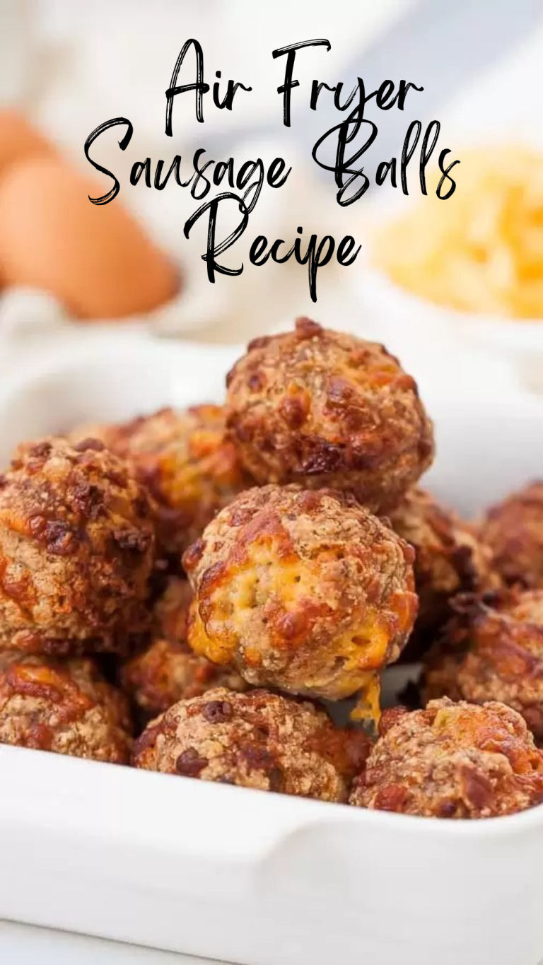 Delicious and Easy Keto Air Fryer Sausage Balls Recipe