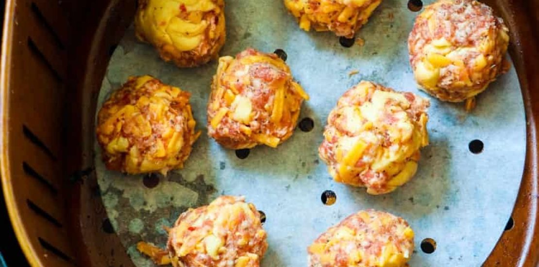 Air Fryer Sausage Crescent Cheese Balls recipe: Air Fryer Sausage Crescent Cheese Balls recipe: