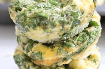Air fryer Spinach and Feta Egg Cups