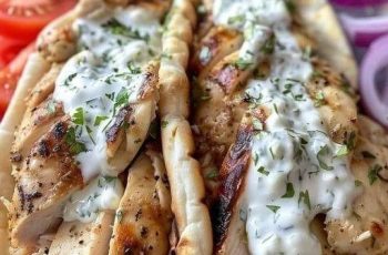 Air Fryer Greek Chicken Gyros