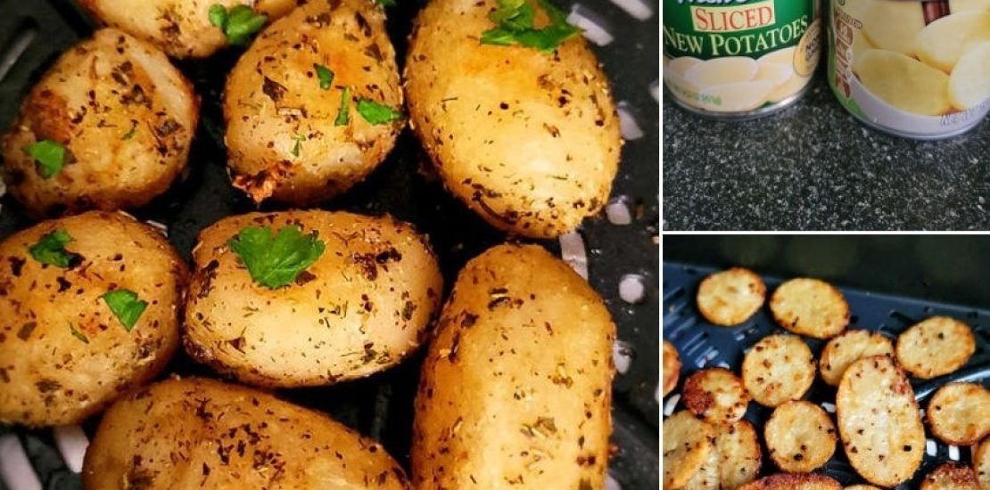 Crispy Air Fryer Canned Potatoes