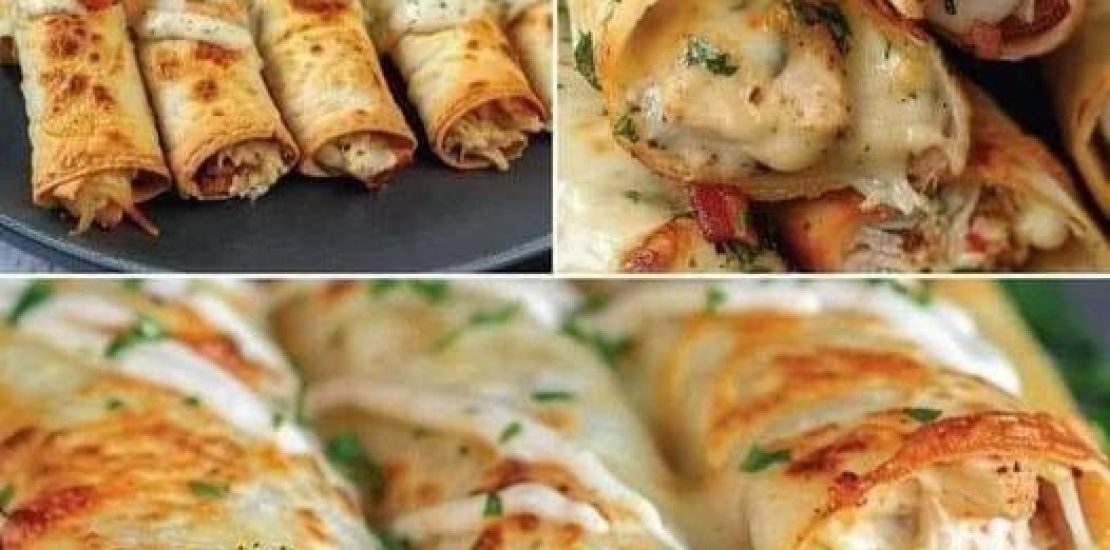 Air Fryer Chicken Ranch Roll-Ups