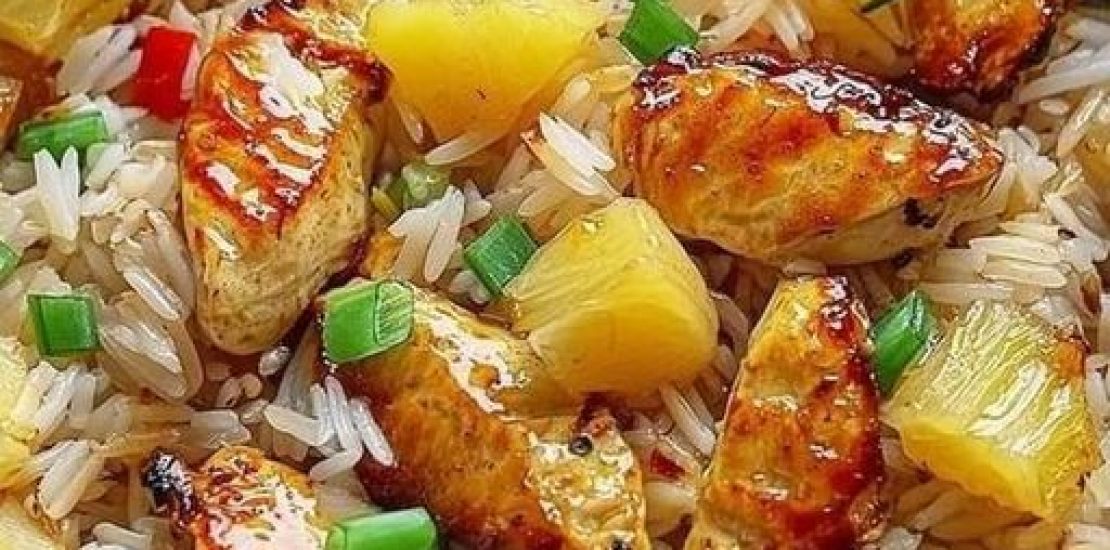 Air Fryer Pineapple Chicken And Rice