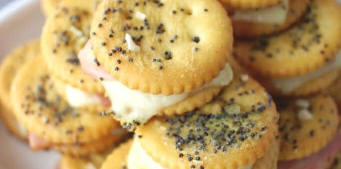 Air Fryer Ritz Ham and Cheese Sandwiches Air Fryer Ritz Ham and Cheese Sandwiches