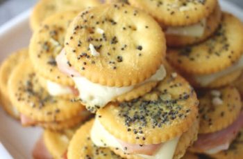 Air Fryer Ritz Ham and Cheese Sandwiches