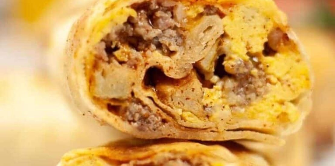 Air Fryer Breakfast Burritos: Air Fryer Breakfast Burritos: