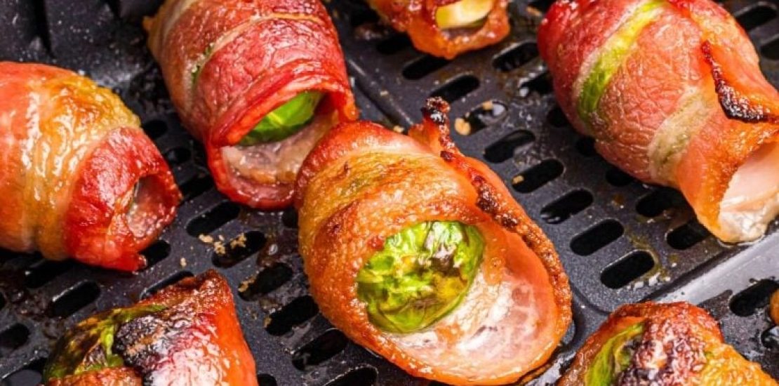 Air Fryer Brussels Sprouts with Bacon Air Fryer Brussels Sprouts with Bacon