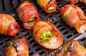Air Fryer Brussels Sprouts with Bacon