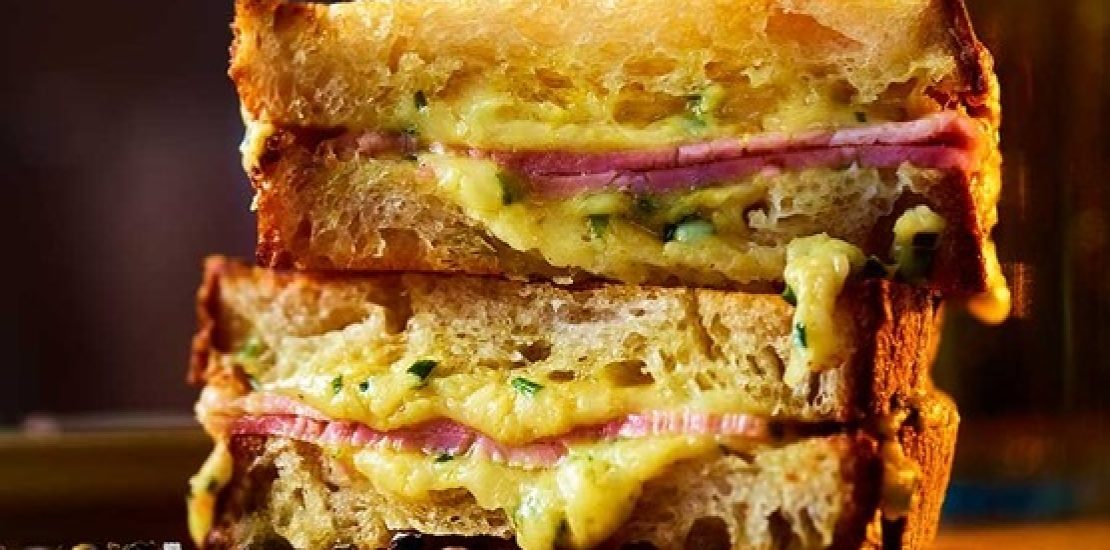 Air Fryer Cheese & Ham Toastie Recipe