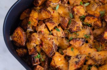 AirFryer Finger Licking Mexican Style Cheesy Potatoes