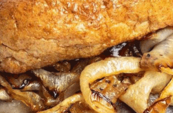 Air Fryer Onion Burgers