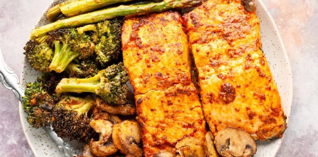 Air Fryer Salmon and Vegetables Air Fryer Salmon and Vegetables
