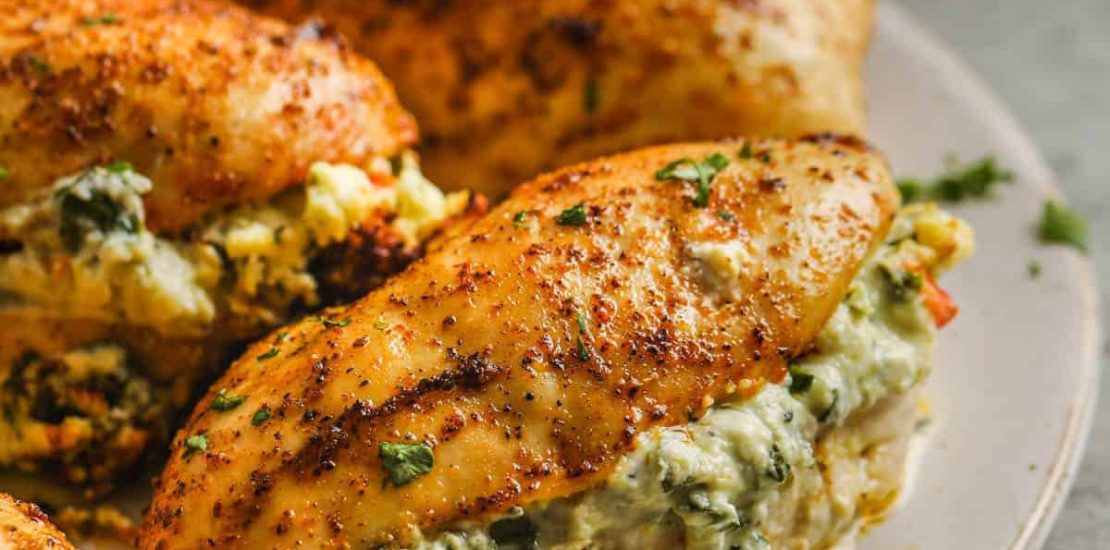 Air Fryer Stuffed Chicken Breasts Air Fryer Stuffed Chicken Breasts