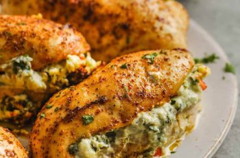 Air Fryer Stuffed Chicken Breasts