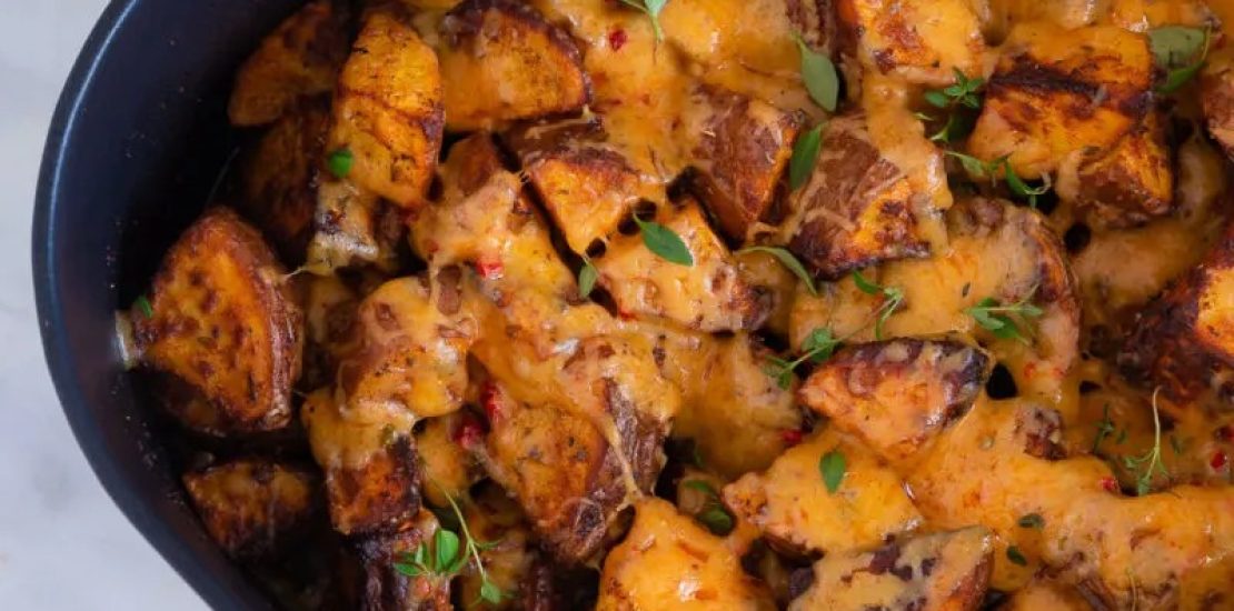 Air fryer Cheesy Potatoes (Mexican style) Air fryer Cheesy Potatoes (Mexican style)