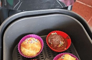 Air fryer cupcake