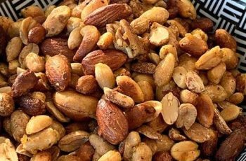 Air Fryer Sweet and Spicy Roasted Nut Mix