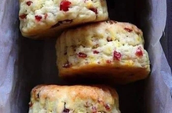 air fryer Cranberry Orange Scones recipe