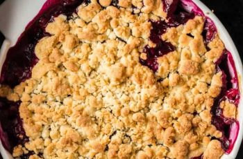 Air Fryer Blueberry Apple Crumble: A Quick and Delicious Dessert