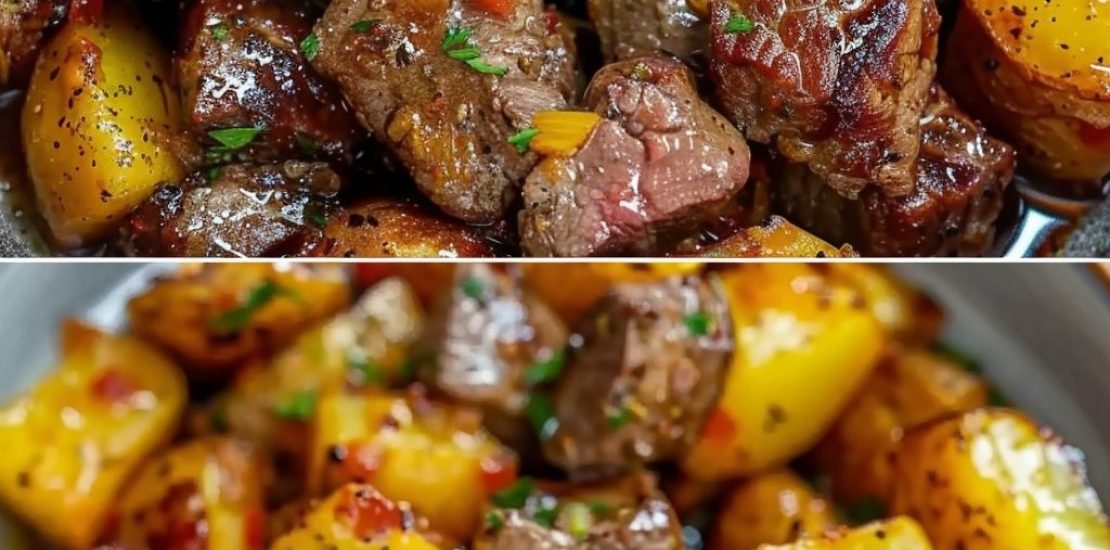 Air Fryer Steak and Potatoes