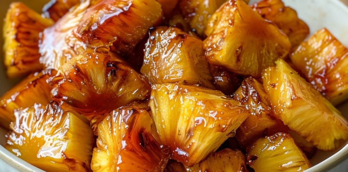 Easy Air Fryer Caramelized Pineapple Recipe Easy Air Fryer Caramelized Pineapple Recipe