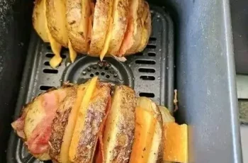 Irresistible Air Fryer Cheesy Bacon Potatoes: