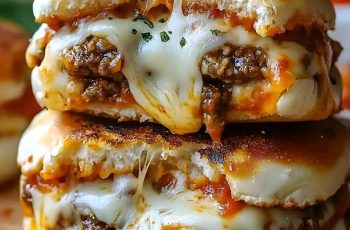 Air Fryer Cheesy Crockpot Pizza Burger: A Delicious Twist on a Classic Favorite