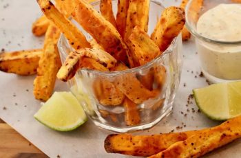 Air Fryer Tajín Sweet Potato Fries