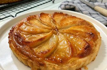 Air Fryer Upside Down Puff Pastry Tart