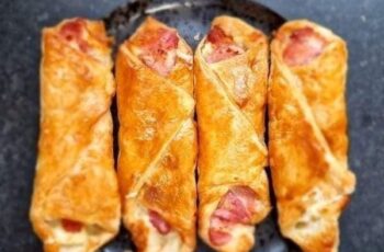 Crispy Air Fryer Bacon & Cheese Turnovers – A Flaky, Cheesy Delight