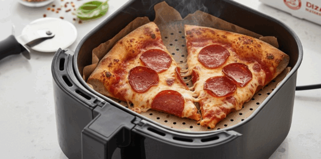 Crispy Homemade Air Fryer Leftover Pizza Recipe Crispy Homemade Air Fryer Leftover Pizza Recipe