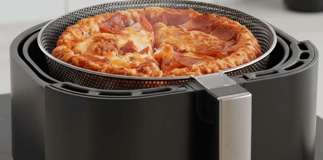 Air Fryer Red Baron Deep Dish Pizza – Crispy, Cheesy, and Perfectly Golden