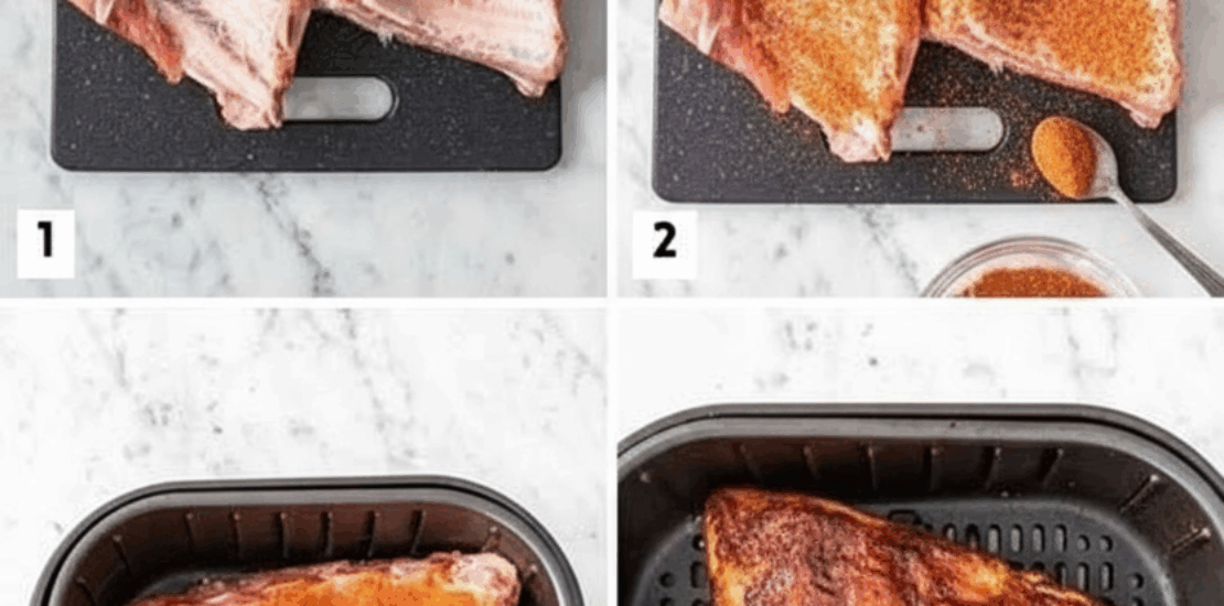 Air Fryer Ribs: Tender, Sticky, and Ready in Under an Hour Air Fryer Ribs: Tender, Sticky, and Ready in Under an Hour