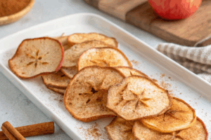Crispy Air Fryer Apple Chips with Cinnamon Sugar – A Sweet, Healthy Snack!