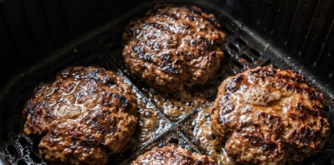 Air Fryer Juicy Burger Patties – The Ultimate Crispy and Tender Homemade Burger Recipe Air Fryer Juicy Burger Patties – The Ultimate Crispy and Tender Homemade Burger Recipe
