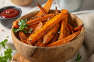 Crispy Air Fryer Sweet Potato Fries – The Perfect Healthy Snack or Side Dish
